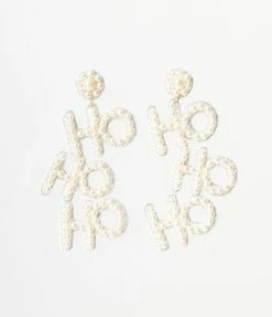 Pannee Ho Ho Ho Pearl Drop Earrings
