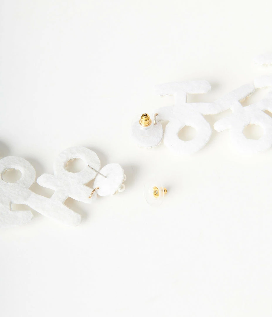 Pannee Ho Ho Ho Pearl Drop Earrings