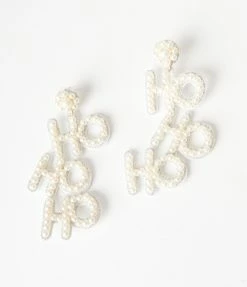 Pannee Ho Ho Ho Pearl Drop Earrings