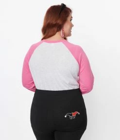 Harley Quinn X Smak Parlour Mad Love Baseball Tee Fan Flair