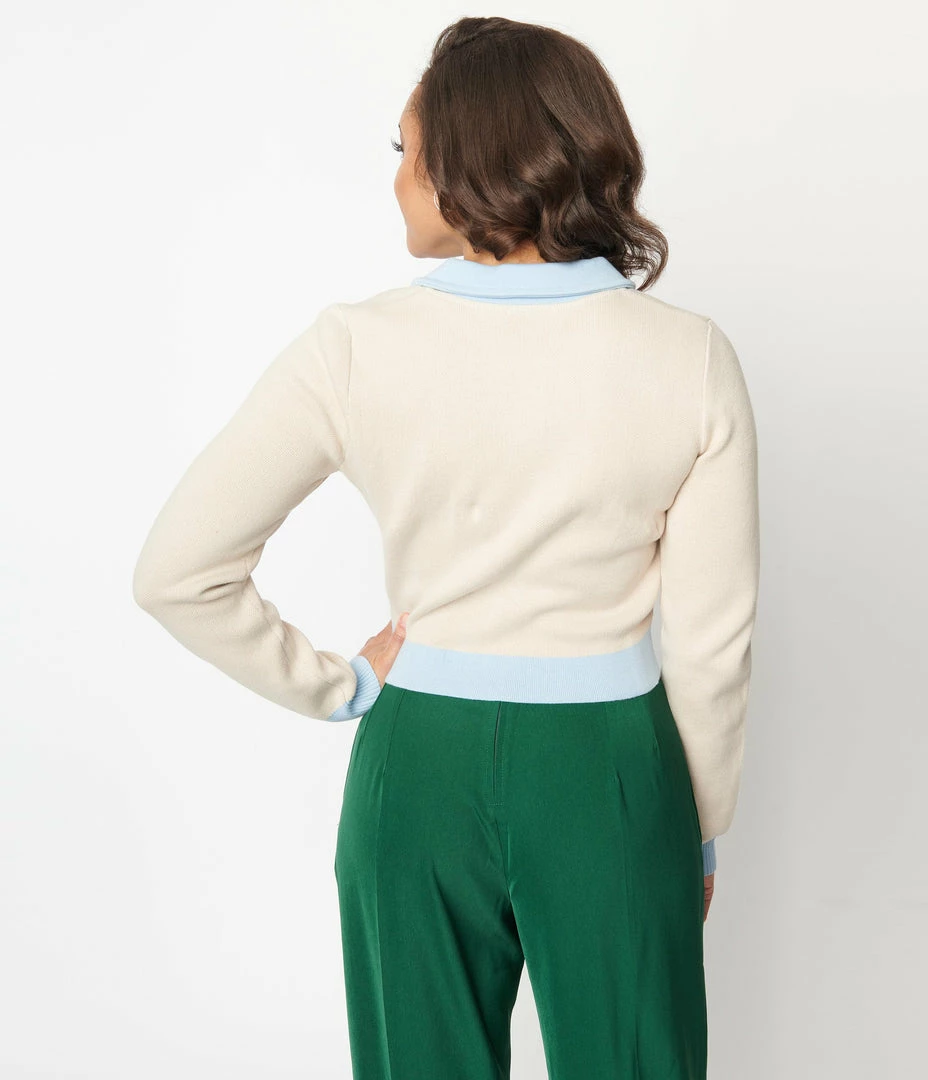 Collectif (Bright & Beautiful) Clothing Bright & Beautiful Rainbow Stripe Lucy Cardigan