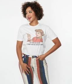Femfetti Let Me Be Blunt Fitted Graphic Tee