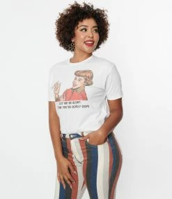 Femfetti Let Me Be Blunt Fitted Graphic Tee