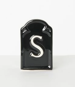 One Hundred 80 Degrees Ceramic Gravestone Salt & Pepper Shaker Set Accessories