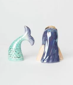 One Hundred 80 Degrees Ceramic Mermaid Salt & Pepper Shaker Set