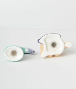 One Hundred 80 Degrees Ceramic Mermaid Salt & Pepper Shaker Set
