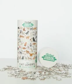 Chronicle Books Accessories Cat Lover's Cream Jigsaw Puzzle