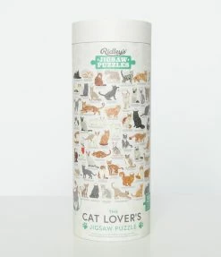 Chronicle Books Accessories Cat Lover's Cream Jigsaw Puzzle
