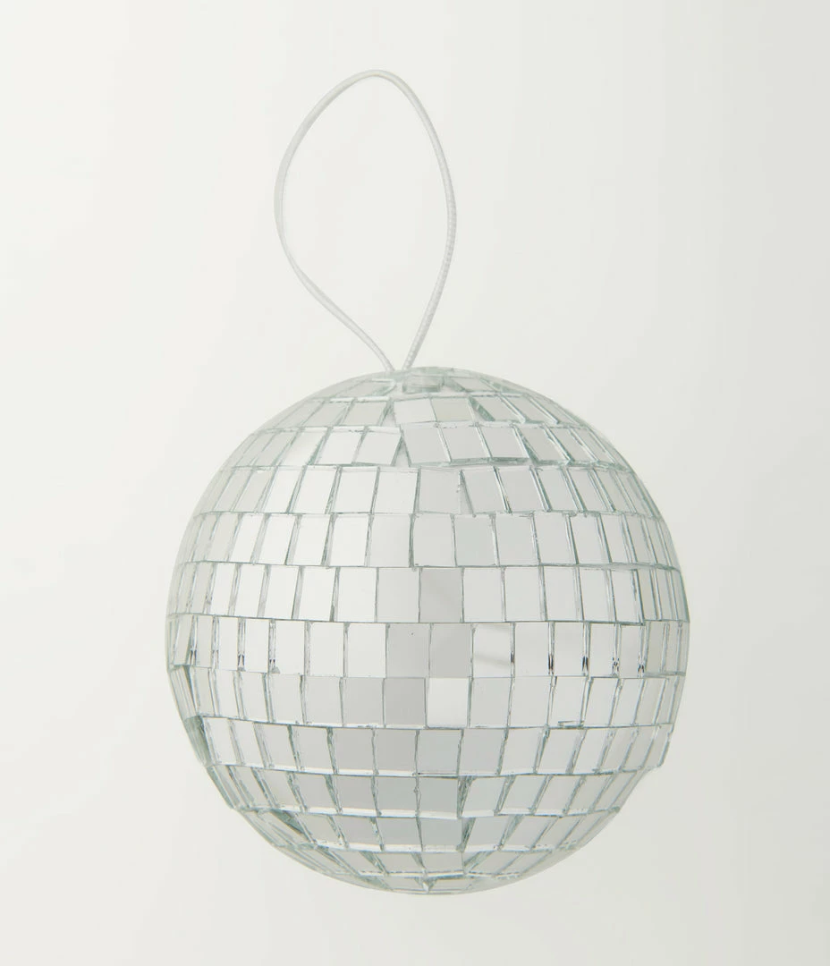 Kurt Adler Mirrored Disco Ball Glass Ornament