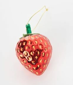 Cody Foster Strawberry Glass Ornament Accessories