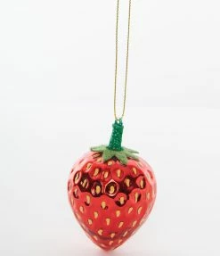 Cody Foster Strawberry Glass Ornament Accessories