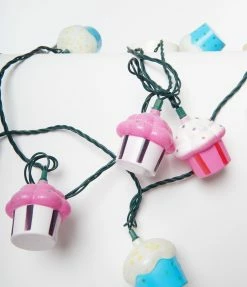 Kurt Adler Cupcake String Light Set