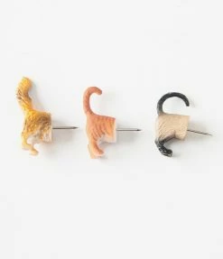 Kikkerland Accessories Cat Butt Push Pins