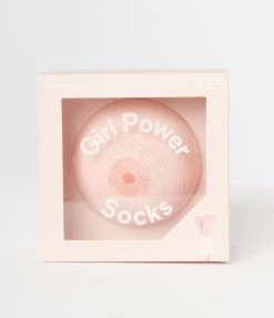 The WOW Effect Pink Free The Nipple Socks Accessories