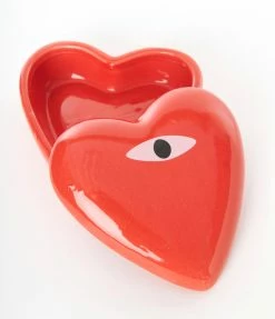 The WOW Effect New Arrivals! Red Heart Ceramic Jewelry Box