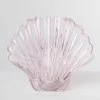 The WOW Effect Pink Seashell Glass Vase Accessories