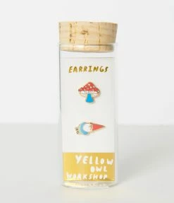 Yellow Owl Workshop Accessories Gnome & Mushroom Earrings