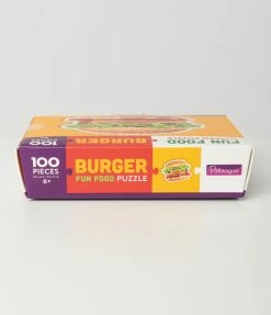 Parragon Gifts Burger Shaped One Hundred Piece Puzzle Accessories