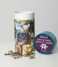 Parragon Gifts Accessories Double Sided Cats & Dog Puzzle