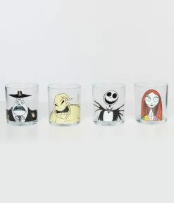 Bioworld Nightmare Before Christmas Glass Tumbler Set