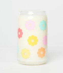 Talking Out Of Turn Accessories Rainbow Daisy Candle