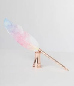 Finelines (Time Concept) Accessories Rainbow Ombre Quill Pen & Stand Holder