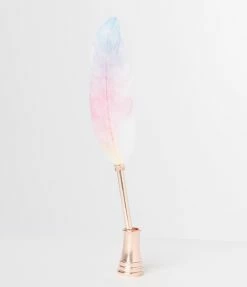 Finelines (Time Concept) Accessories Rainbow Ombre Quill Pen & Stand Holder