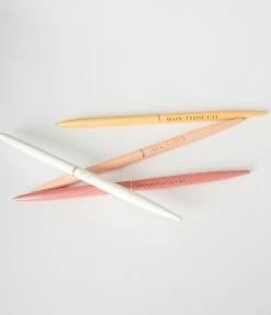 Finelines (Designworks) Accessories Cream Slim Metal Twisty Pen Set