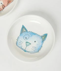 Finelines (ORE) Watercolor Cat Pet Bowl Set