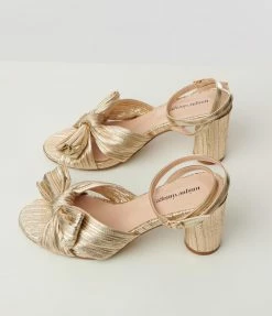 Unique Vintage Golden Slingback Bow Heel New Arrivals!