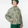 Polagram (Well Made) Vintage Green Floral Tapestry Jacquard Jacket