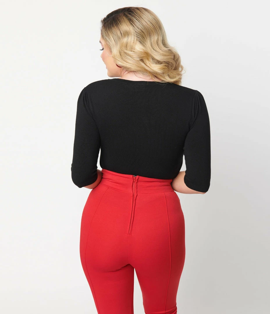 Silver Stop Inc. (Voodoo Vixen) Voodoo Vixen Queen Of Hearts Knit Top