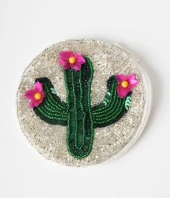 Joia Beaded Cactus Coin Purse Accessories