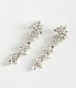 Joia Flapper Accessories Rhinestone Flapper Earrings