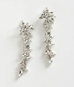Joia Flapper Accessories Rhinestone Flapper Earrings