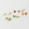 Joia Accessories Assorted Dainty Stud Earrings Set