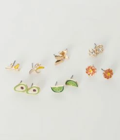 Joia Accessories Assorted Dainty Stud Earrings Set