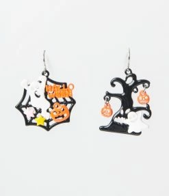 Joia Halloween Ghost Drop Earrings
