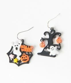 Joia Halloween Ghost Drop Earrings