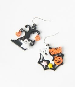 Joia Halloween Ghost Drop Earrings