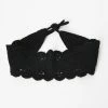 Joia Black Crochet Headband