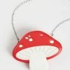 Miss Sparkling Red Mushroom Handbag