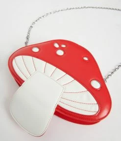 Miss Sparkling Red Mushroom Handbag