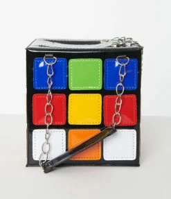 BAGS-2-SLAY (Faire) Multicolor Puzzle Cube Handbag Accessories