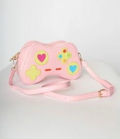 Faire ( Bewaltz) Pink Leatherette Game Controller Handbag