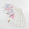 Faire (Weddingstar Inc.) Accessories Vintage Floral Paper & Bamboo Handle Parasol