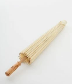 Faire (Weddingstar Inc.) Ivory Paper & Bamboo Handle Parasol Accessories