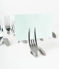Faire (Weddingstar Inc.) Fork Place Card Holder Set