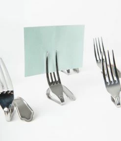 Faire (Weddingstar Inc.) Fork Place Card Holder Set