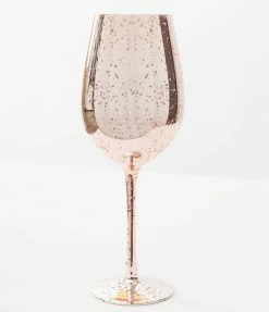 Faire (Weddingstar Inc.) Accessories Rose Gold Mercury Wine Glass